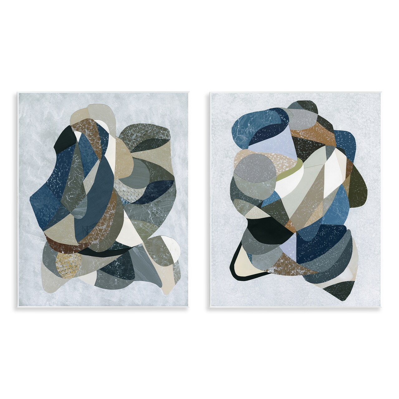 Stupell Industries Neutral Geometric Patterns Wall Plaque Design by Coco Good